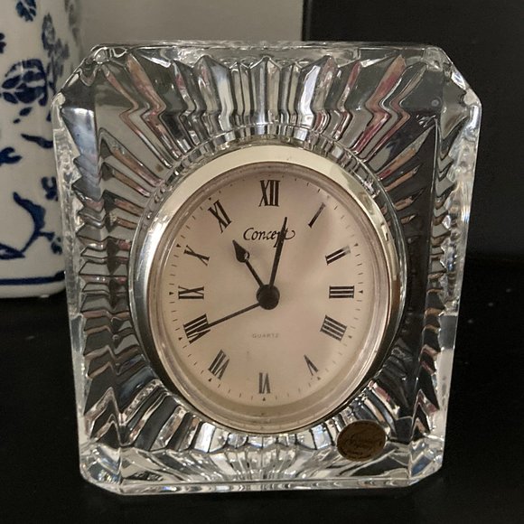 Cristal d' Arques Other - Cristal d' Arques Crystal  Alarm Clock